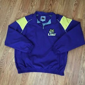 LSU Windbreaker Pullover